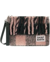 Mc2 Saint Barth - Fringe Clutch Bag Met Schouderriem - Lyst