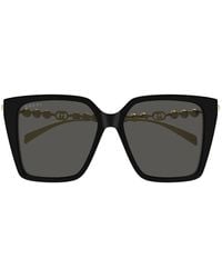 Gucci - Square Cat-Eye Zonnebril - Lyst