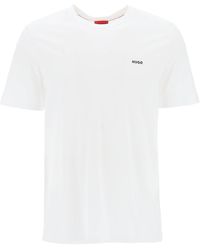 HUGO - Oversized Dero T Shirt With Logo - Lyst