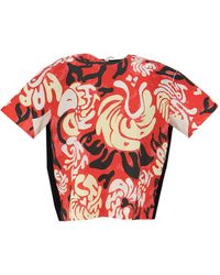 Marni - Tropical Flower Print Jersey T -shirt - Lyst