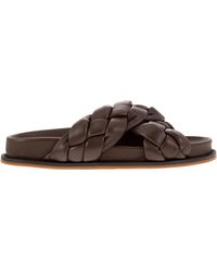 Fabiana Filippi - Braided Leather Fussbett Sandal - Lyst