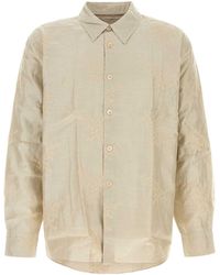 Our Legacy - Embroidered Jersey Oversize Shirt - Lyst