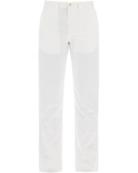 Polo Ralph Lauren - Lightweight Linen And Cotton Trousers - Lyst