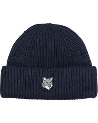 Maison Kitsuné - "Fox Head" Mütze - Lyst