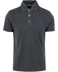 Fay - T-shirts Et Polos Anthracite - Lyst