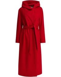 Herno - Virgin Wool Long Coat Jackets And Coats - Lyst