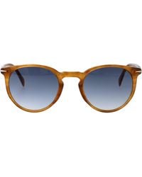David Beckham - Round Sunglasses Db 1139/S Dua08 - Lyst