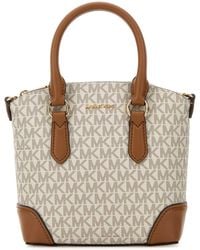 MICHAEL Michael Kors - Printed Canvas Murphy Handbag - Lyst