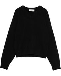 DUNST - Wollpullover mit V-Ausschnitt - Lyst