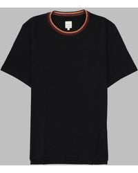 Paul Smith - T Shirt Con Collo Stripes - Lyst