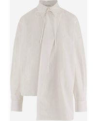 Niccolò Pasqualetti - Cotton Shirt With Asymmetrical Hem - Lyst