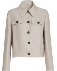 Brunello Cucinelli - Linen Jacket - Lyst