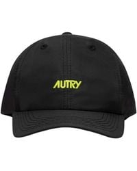 Autry - Nylon-Baseballkappe mit gesticktem Logo - Lyst