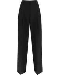 Burberry - Wool Pants With Darts - Lyst