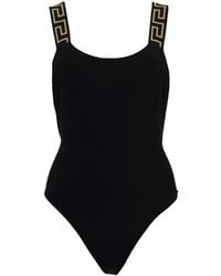 Versace - Greca Border Swimsuit - Lyst