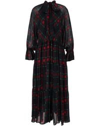Shirtaporter - Camisa A Porter Abito Lungo Stamp De Gasa - Lyst