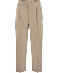 PT Torino - Daisy Wol En Cashmere Pinstripe Pants - Lyst