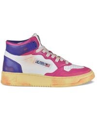 Autry - Mid Super Vintage Sneakers - Lyst