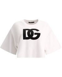 Dolce & Gabbana - Camiseta de con logotipo - Lyst