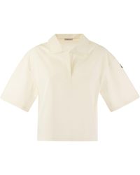 Moncler - Polo Shirt Met Korte Mouwen - Lyst