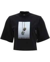 Palm Angels - Boxy T -Shirt mit Druck - Lyst
