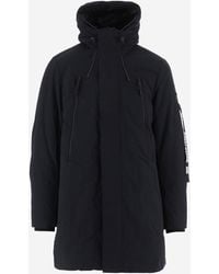 OUTHERE - Hooded Cotton Blend Jacket Polyamide - Lyst