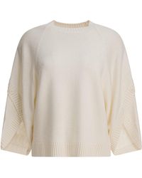 Max Mara - Weißes Cashmere-Strickzeug - Lyst