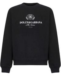 Dolce & Gabbana - Crewneck -trui Met Logo - Lyst
