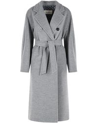 Max Mara - 'madame' Jas Van Scheerwol En Grijze Kasjmier - Lyst