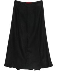 THE LATEST - Erica Wool Blend Midi Skirt - Lyst