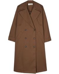 Rohe - Double-Breasted Trench Coat - Lyst