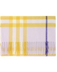 Burberry - Check Cashmere Buff - Lyst