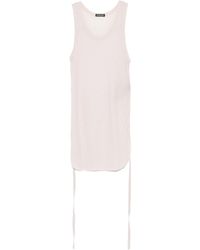 Ann Demeulemeester - Boris Wrinkled Cropped Tank Top - Lyst
