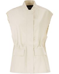 Fabiana Filippi - Dual-Material Waistcoat - Lyst