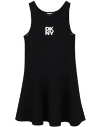 DKNY - Vestito Sportivo Con Logo - Lyst