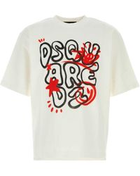DSquared² - Cotton Oversize T Shirt - Lyst