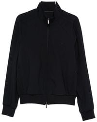 Emporio Armani - Wool Blend Bomber Jacket - Lyst