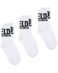 DIESEL - Skm-Ray Three-Pack Socks - Lyst