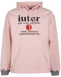Iuter - Printed Cotton Hoodie - Lyst