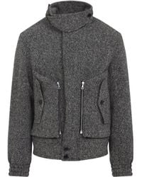 Dries Van Noten - Droogt Van Noten Gray Wool Venezia Jas - Lyst