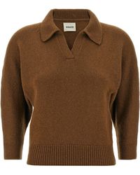 KHAITE - 'Herve' Polo Shirt - Lyst