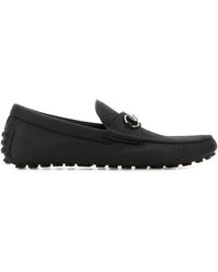 Gucci - Leather Driver Loafers - Lyst