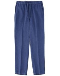 120% Lino - Linen Trousers - Lyst