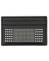 McQueen - Studded Leather Card Case - Lyst