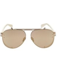 Balmain - Gafas de sol BPS 125 C 62 Captaine Gld BNE /11 /145 - Lyst