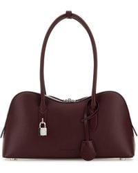 Stella McCartney - Burgundy Synthetic Leather Ryder Medium Shoulder Bag - Lyst