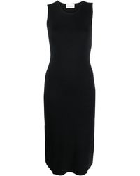 P.A.R.O.S.H. - Gebreide Midi-Jurk - Lyst
