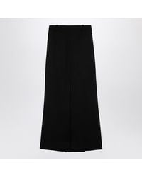 Victoria Beckham - Wool-Blend Long Skirt - Lyst