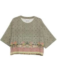 Pierre Louis Mascia - Printed Silk Blouse - Lyst