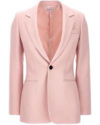 Burberry - Single-Breasted Tailored Blazer - Lyst
